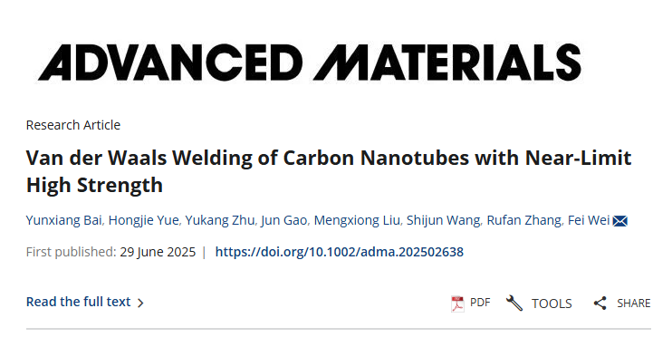 Avance de los nanotubos de carbono: acercarse al límite